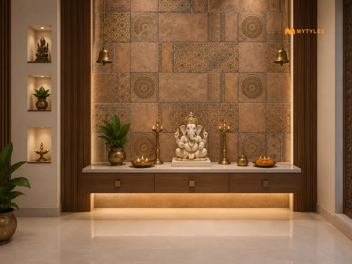 Stone-Look Tiles for an Earthy, Grounded Atmosphere